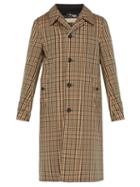 Matchesfashion.com Burberry - Lenthorne Checked Twill Overcoat - Mens - Camel