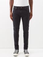 Nudie Jeans - Tight Terry Organic-cotton Skinny Jeans - Mens - Black