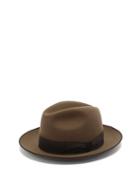 Matchesfashion.com Lock & Co. Hatters - Albany Escorial-wool Trilby - Mens - Beige
