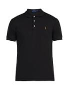 Matchesfashion.com Polo Ralph Lauren - Slim Fit Cotton Polo Shirt - Mens - Black