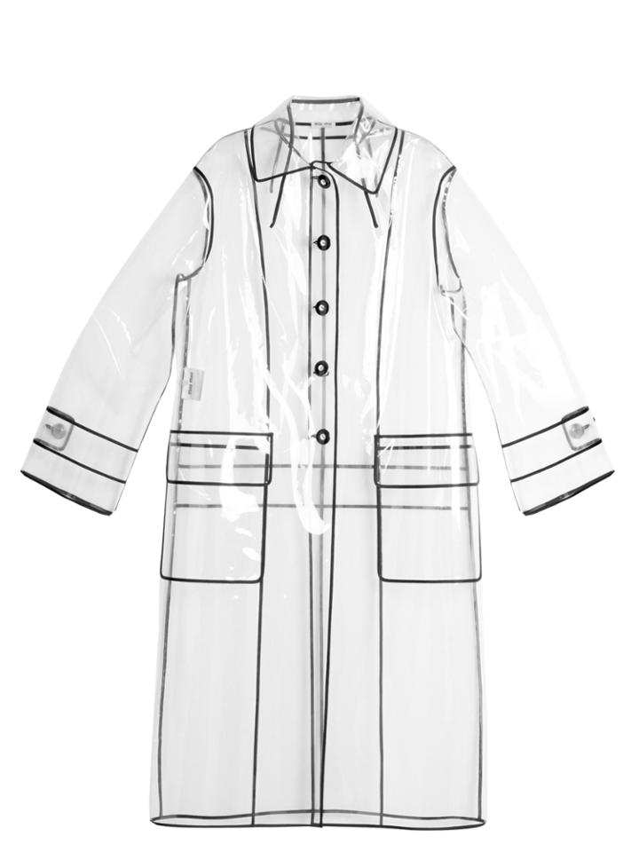Miu Miu Single-breasted Raincoat
