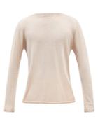 120 Lino 120% Lino - Rolled-edge Cashmere Sweater - Mens - Beige