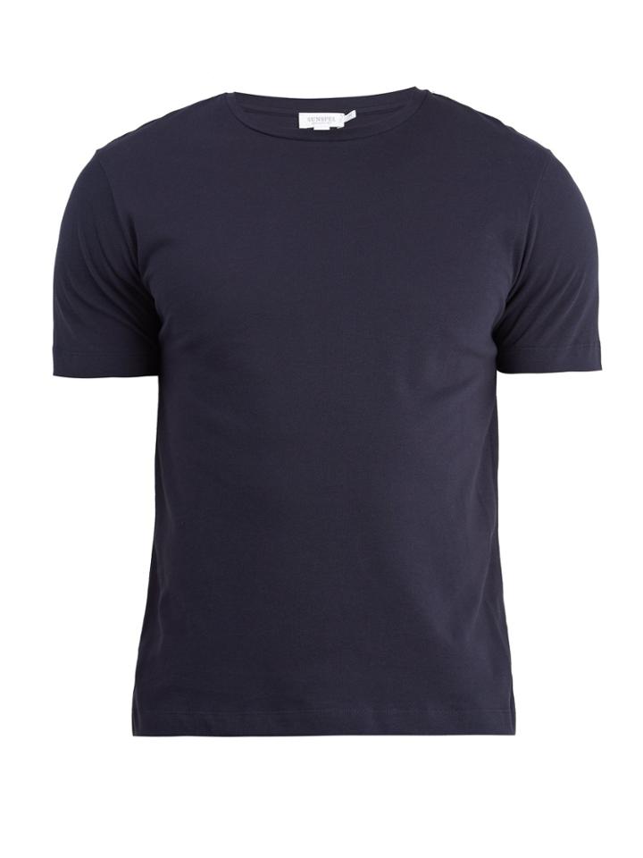 Sunspel Crew-neck Cotton-piqu T-shirt
