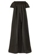 Matchesfashion.com Rochas - Paradiso Off Shoulder Radzimir Gown - Womens - Black