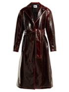 Msgm Crinkle-effect Vinyl Coat