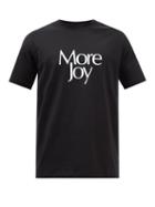 More Joy By Christopher Kane - More Joy-print Cotton-jersey T-shirt - Mens - Black