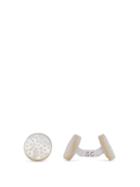 Matchesfashion.com Samuel Gassmann - Milky Way Mother Of Pearl Cufflinks - Mens - Silver