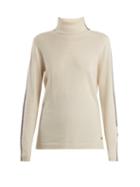 Matchesfashion.com Bella Freud - Britt Roll Neck Cashmere Blend Sweater - Womens - Ivory