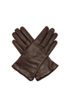 Matchesfashion.com Gucci - Bee Embellished Leather Gloves - Mens - Brown