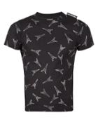 Matchesfashion.com Balenciaga - Eiffel Tower Crystal Embellished T Shirt - Mens - Black
