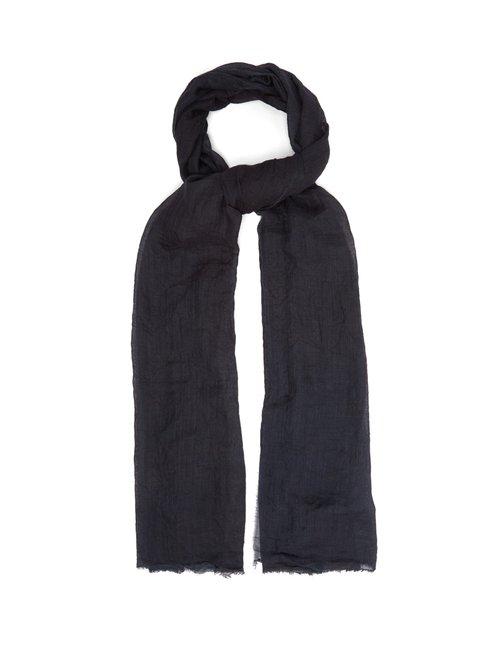 Matchesfashion.com Title Of Work - Solid Cashmere Scarf - Mens - Black