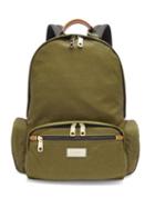 Matchesfashion.com Dolce & Gabbana - Logo Plaque Backpack - Mens - Khaki