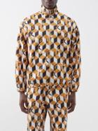 Gucci - Rabbit G-cube Printed Jersey Track Jacket - Mens - Black Tan