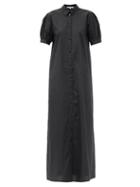 Matchesfashion.com La Collection - Lana Cotton-blend Poplin Shirt Dress - Womens - Black