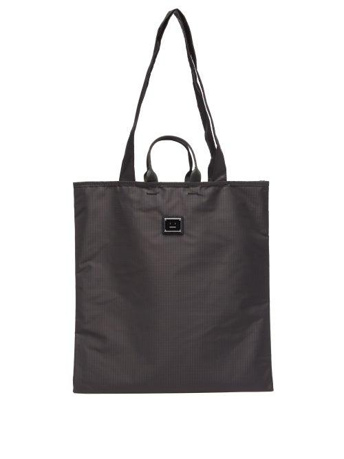 Acne Studios - New Arwen Face-patch Shell Tote Bag - Womens - Black