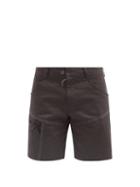 Matchesfashion.com Klttermusen - Gefjon Organic-cotton Blend Climbing Shorts - Mens - Black