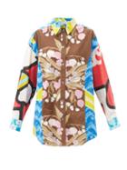 Matchesfashion.com Rave Review - Upcycled Cotton-canvas Shirt - Womens - Multi