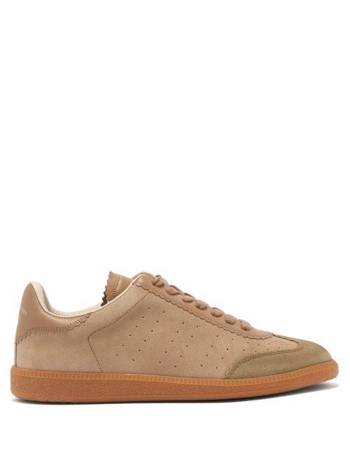 Matchesfashion.com Isabel Marant - Brycy Lace Up Suede Trainers - Mens - Grey