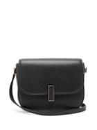Matchesfashion.com Valextra - Iside Cross Body Grained Leather Bag - Womens - Black