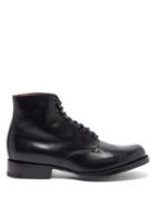 Matchesfashion.com Yuketen - Alan Lace Up Leather Boots - Mens - Black