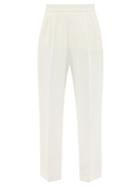 Joseph - Thea Tailored Trousers - Womens - Ivory