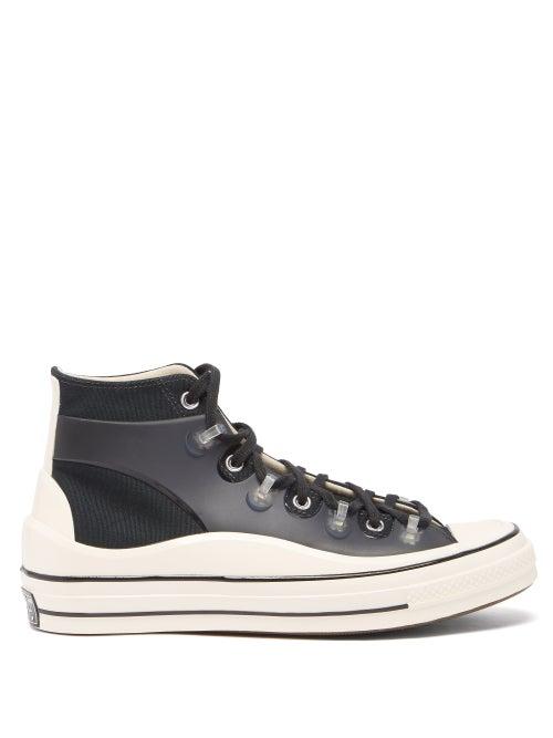 Converse X Kim Jones - Chuck 70 High-top Canvas And Rubber Trainers - Mens - Black White