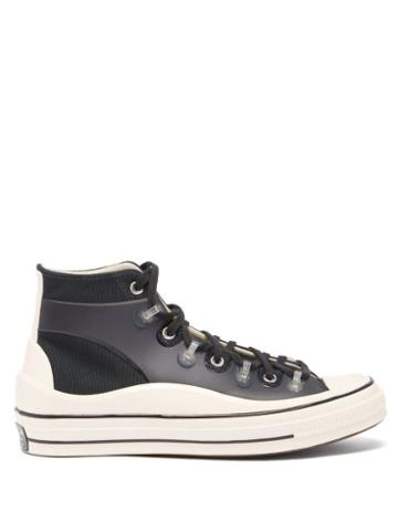Converse X Kim Jones - Chuck 70 High-top Canvas And Rubber Trainers - Mens - Black White