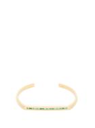 Matchesfashion.com Lizzie Mandler - Flat Top Emerald & 18kt Gold Bracelet - Womens - Green Gold