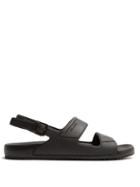 Matchesfashion.com Prada - Logo Embossed Sandals - Mens - Black