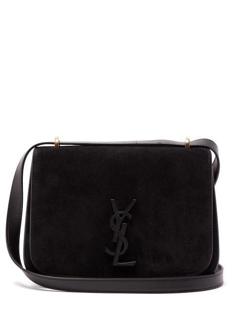 Matchesfashion.com Saint Laurent - Spontini Small Suede Bag - Womens - Black