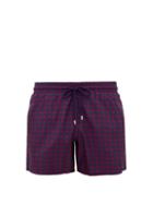 Matchesfashion.com Vilebrequin - Shell Print Swim Shorts - Mens - Navy Multi