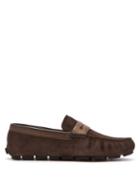 Matchesfashion.com Ermenegildo Zegna - L'asola Suede Loafers - Mens - Brown