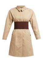 Matchesfashion.com Burberry - Single-breasted Cotton-gabardine Trench Coat - Womens - Beige