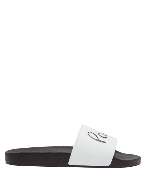 Matchesfashion.com Paul Smith - Logo Slides - Mens - White