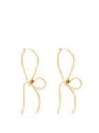 Simone Rocha Bow Gold-plated Earrings