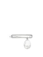 Matchesfashion.com Jw Anderson - Crystal-drop Brass Barrette - Womens - Silver