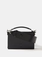 Ami - Ami De Caur-logo Leather Cross-body Bag - Mens - Black