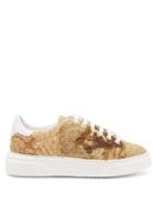 Matchesfashion.com By Walid - 17th Century Tapestry Low Top Trainers - Womens - Beige Multi