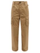 Marine Serre - Survival Regenerated-drill Cargo Trousers - Mens - Beige