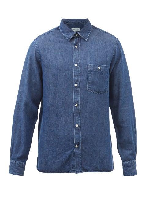 Officine Gnrale - Alex Denim Shirt - Mens - Blue
