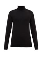Officine Gnrale - Roll-neck Wool-blend Sweater - Mens - Black