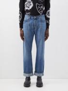 Alexander Mcqueen - Turn-up Straight-leg Jeans - Mens - Blue