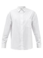Matchesfashion.com Matteau - The Classic Pocket Cotton-poplin Shirt - Womens - White