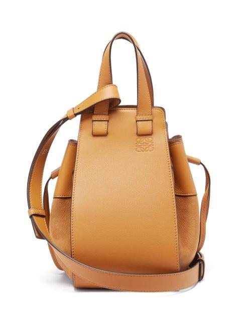 Ladies Bags Loewe - Hammock Small Leather Tote Bag - Womens - Tan