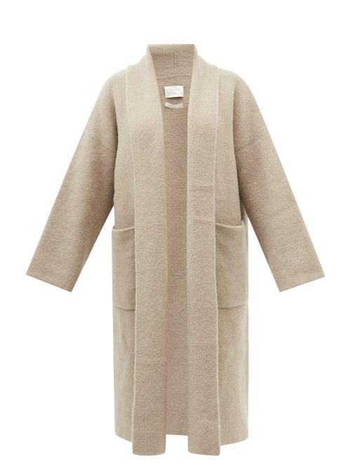 Lauren Manoogian - Patch-pocket Boucl Coat - Womens - Beige
