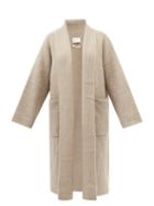 Lauren Manoogian - Patch-pocket Boucl Coat - Womens - Beige