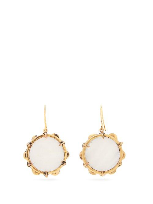 Matchesfashion.com Wai Wai - X Betina De Luca Pandeiro Earrings - Womens - Gold