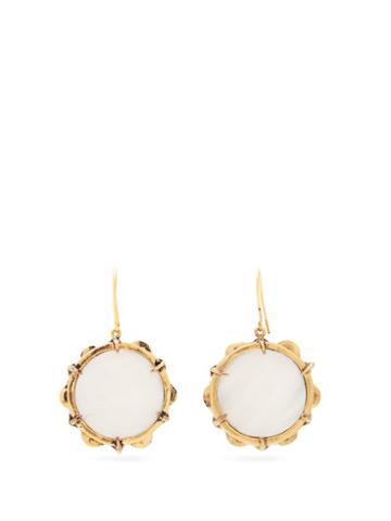 Matchesfashion.com Wai Wai - X Betina De Luca Pandeiro Earrings - Womens - Gold