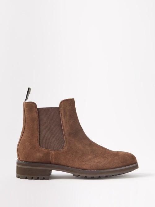 Polo Ralph Lauren - Bryson Suede Chelsea Boots - Mens - Brown