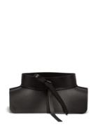 Matchesfashion.com Loewe - Obi Leather Belt - Womens - Black